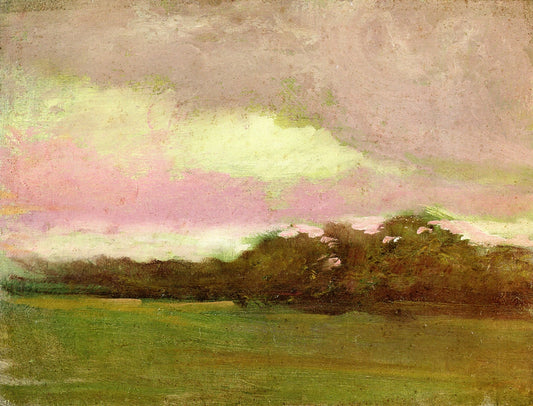 Violet Sky, vintage artwork by Henry Prellwitz, 12x8" (A4) Poster
