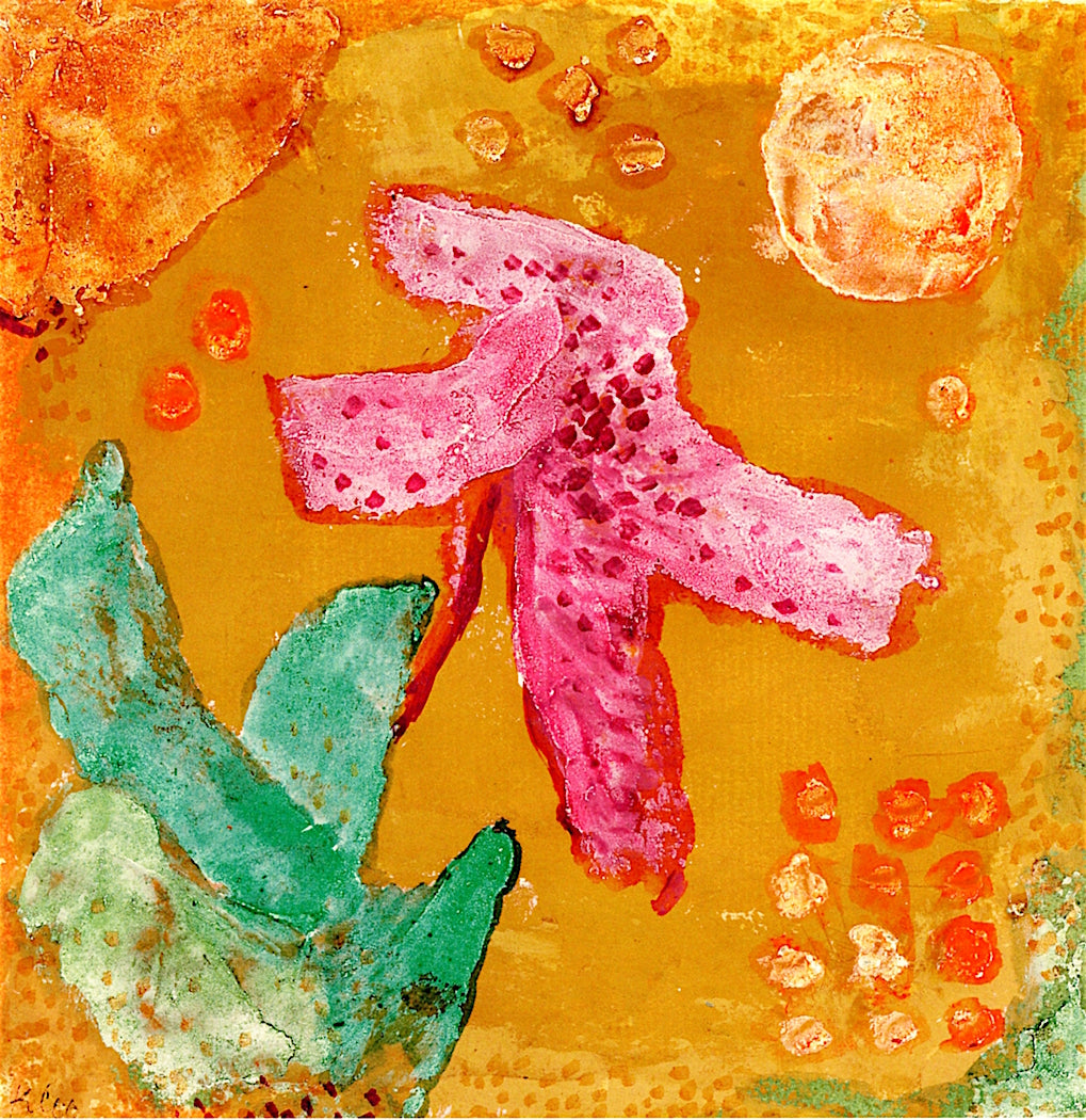 Blüte, vintage artwork by Paul Klee, 12x8" (A4) Poster