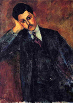 Jean Alexandre, vintage artwork by Amedeo Modigliani, 12x8" (A4) Poster