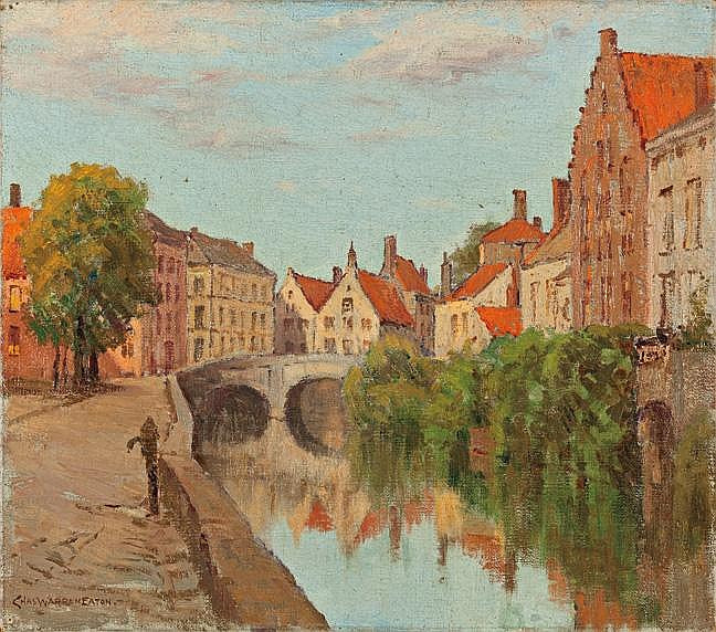 Dutch Canal by Charles Warren Eaton,A3(16x12")Poster