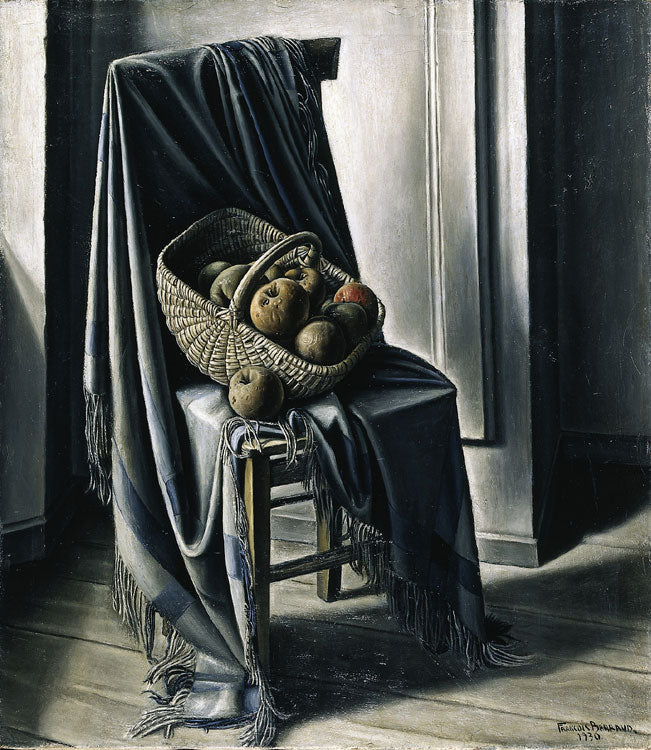 The Basket, vintage artwork by François-Emile Barraud, 12x8" (A4) Poster