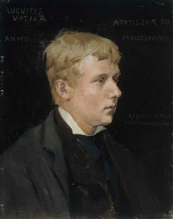 The Artist Aukusti Uotila by Albert Edelfelt,A3(16x12")Poster