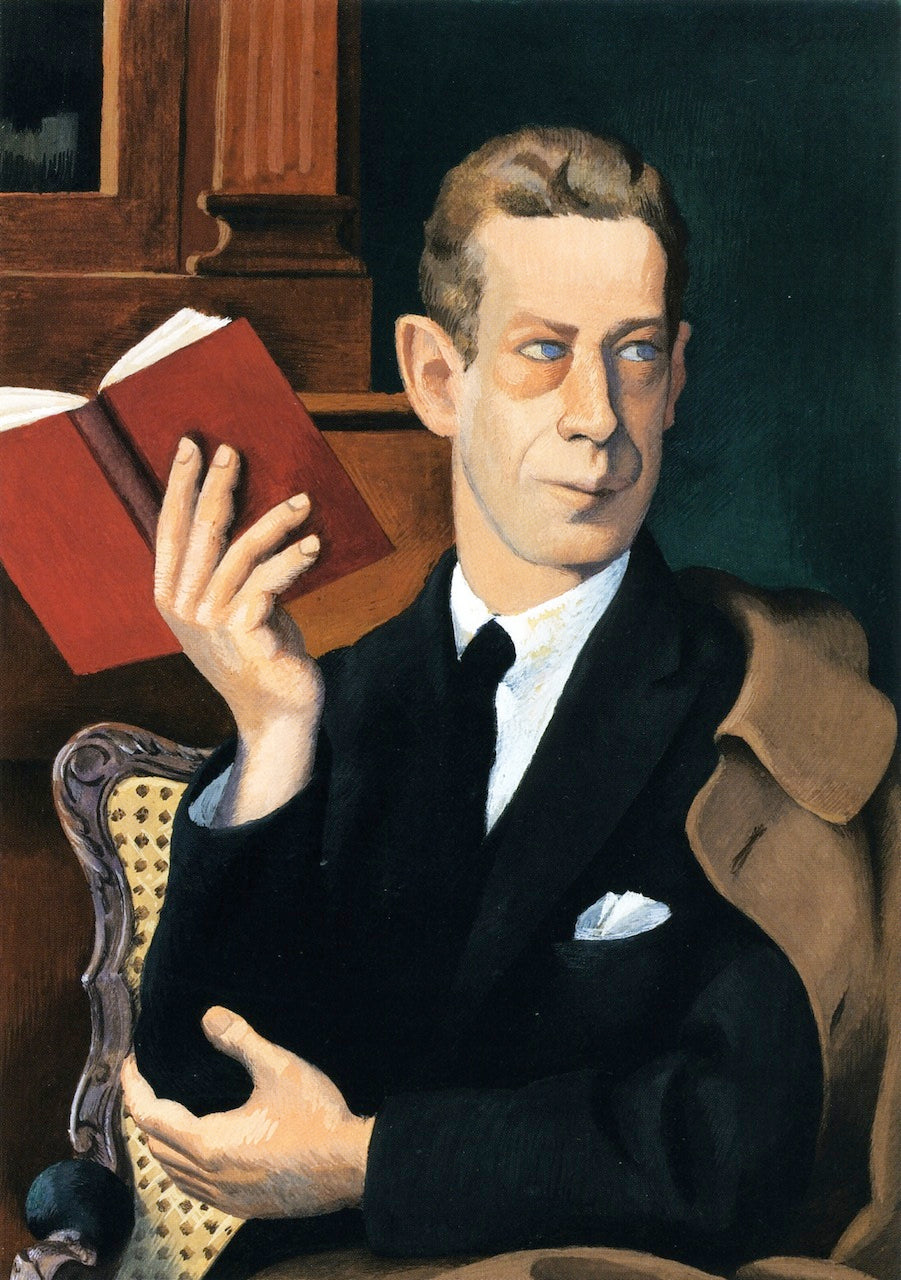 Portrait of Gampert by Roger de la Fresnaye,16x12(A3) Poster