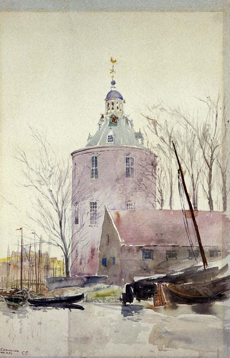 Tower at Enkhuisen, Holland by Cass Gilbert,A3(16x12