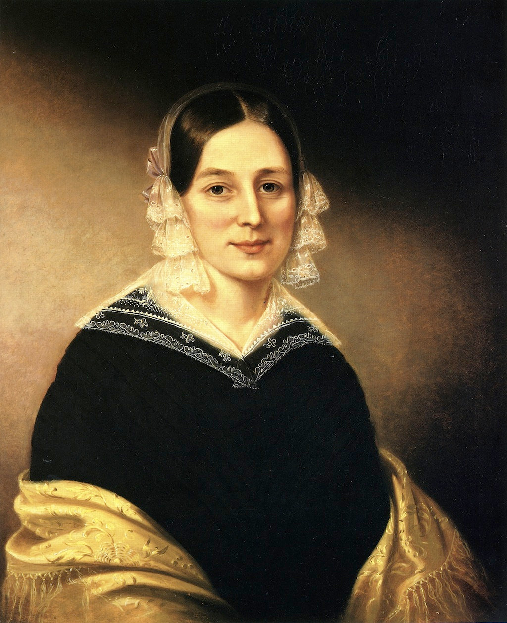 Mrs. William Crane (Jean Nevin Daniel), vintage artwork by Sarah Miriam Peale, A3 (16x12") Poster Print