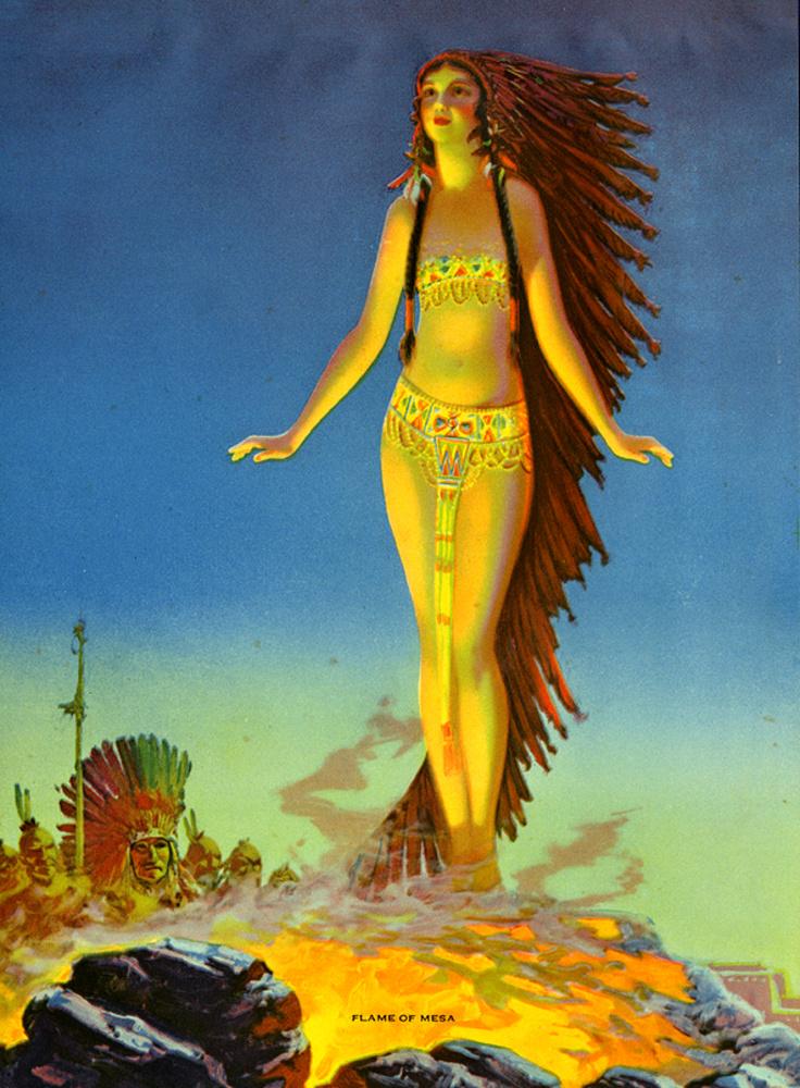 Flame of Mesa by Edward Mason Eggleston,16x12(A3) Poster