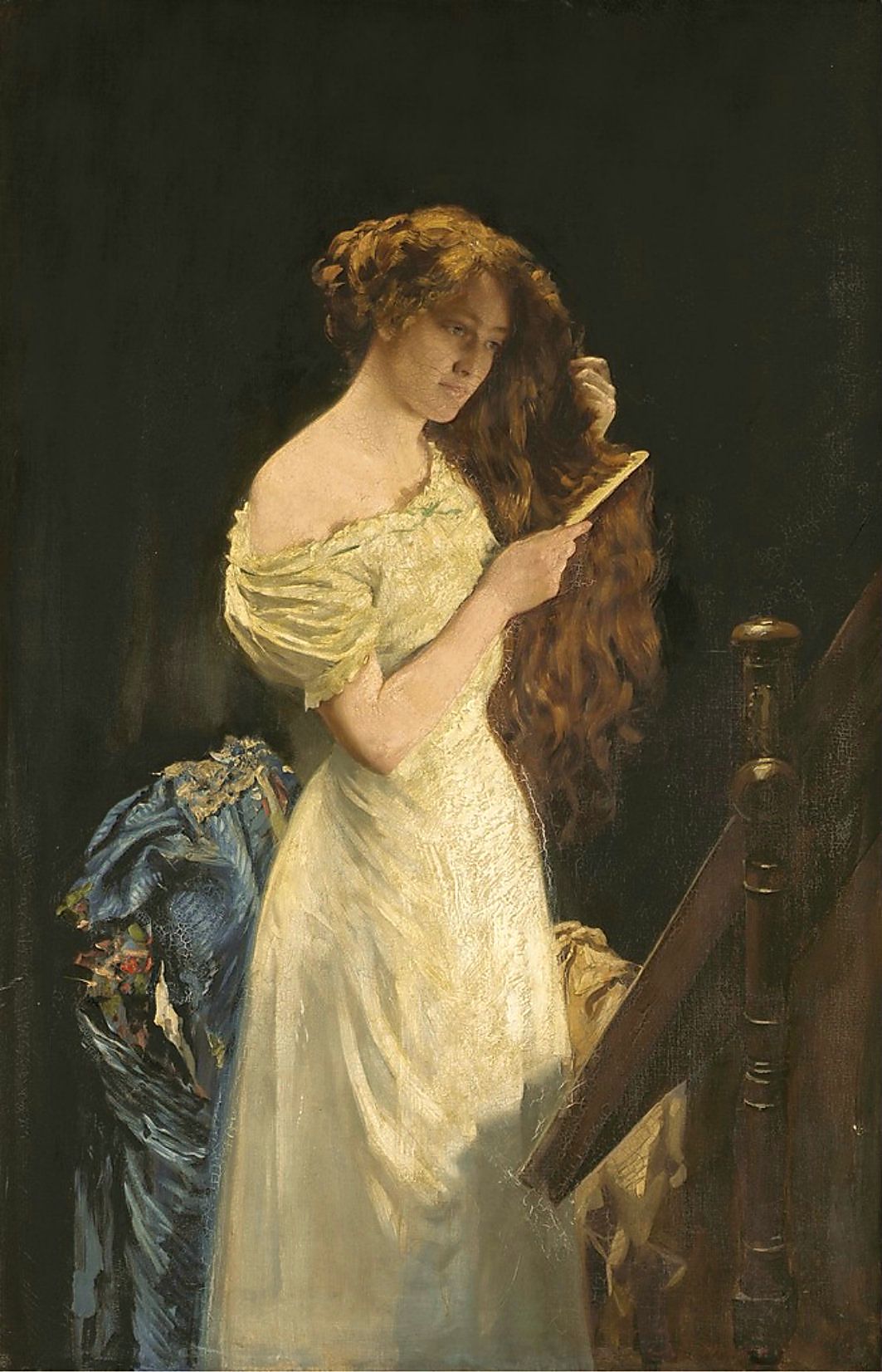 The Glory of Womanhood, vintage artwork by Thomas Benjamin Kennington, 12x8" (A4) Poster