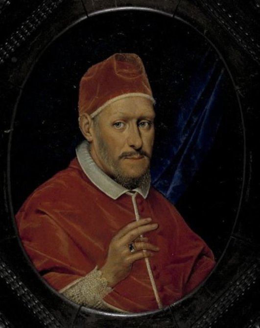 Portrait of Innocent X, vintage artwork by Wolfgang Heimbach, 12x8" (A4) Poster