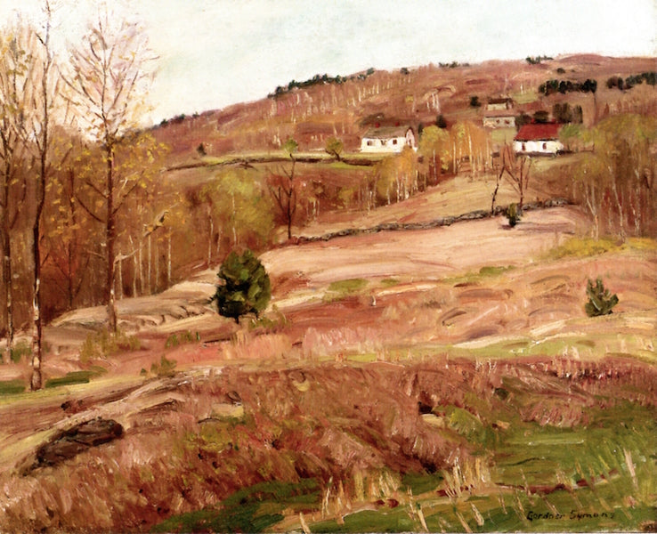 Hillside and Deep Ravine by George Gardner Symons,A3(16x12")Poster