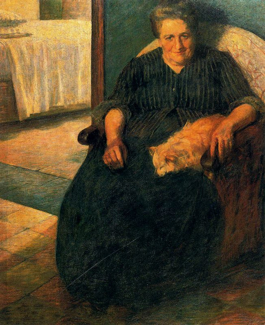 La signora Virginia by Umberto Boccioni,16x12(A3) Poster
