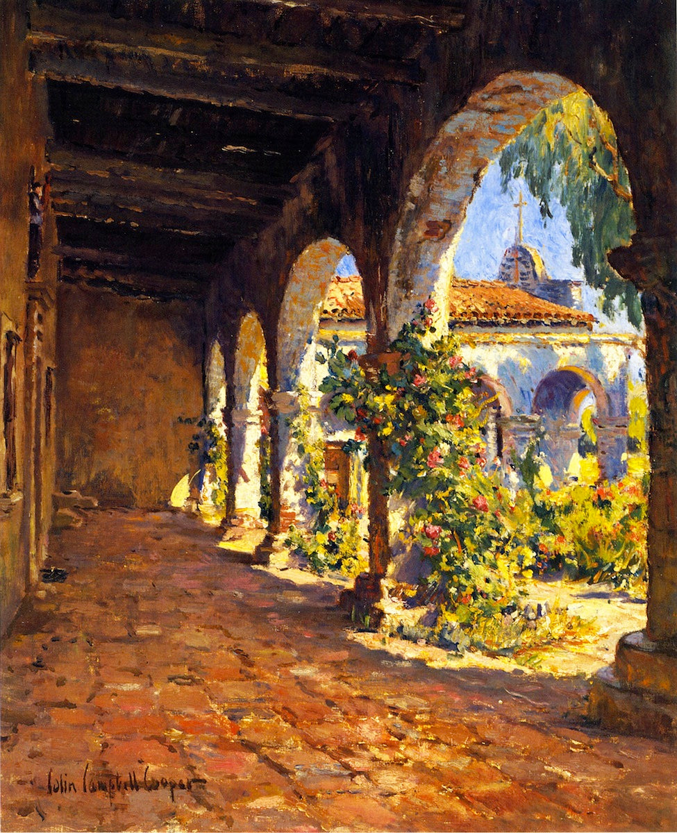 ssion Corridor, San Juan Capistrano by Colin Campbell Cooper,A3(16x12")Poster