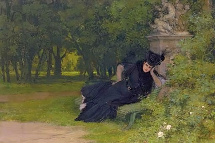 A poignant gaze by Jan van Beers,A3(16x12")Poster