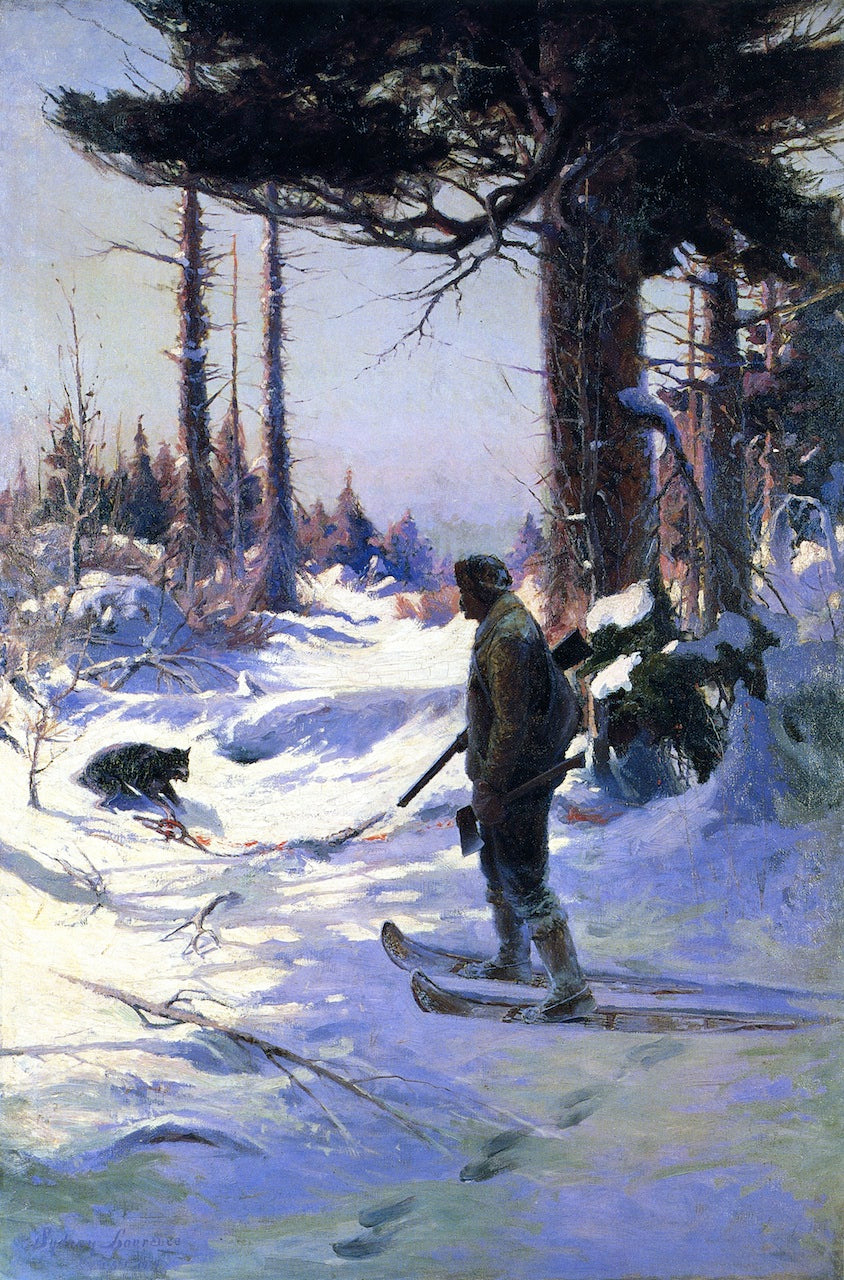 The Trapper by Sydney Mortimer Laurence,A3(16x12")Poster