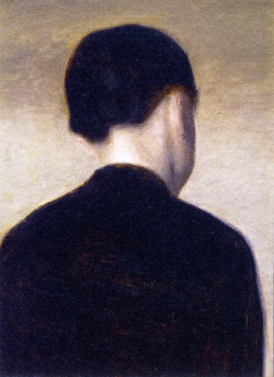 iew of a Young Girl: Anna Hammershoi by Vilhelm Hammershoi,A3(16x12")Poster