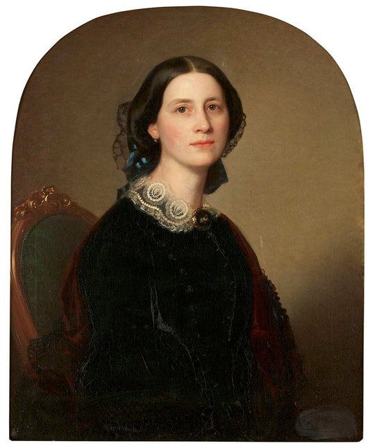 Charlotta av Ugglas, vintage artwork by Gustaf Uno Troili, A3 (16x12") Poster Print