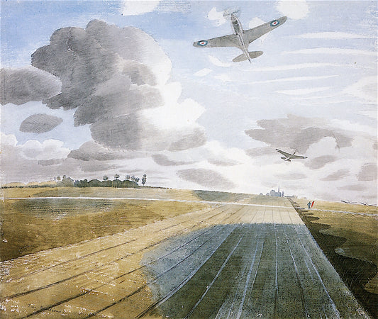 Runway Perspective by Eric Ravilious,16x12(A3) Poster