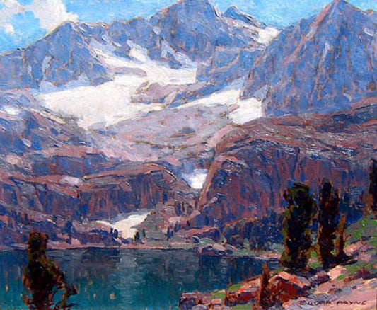 A Lake in the Sierras by Edgar Alwyn Payne,16x12(A3) Poster