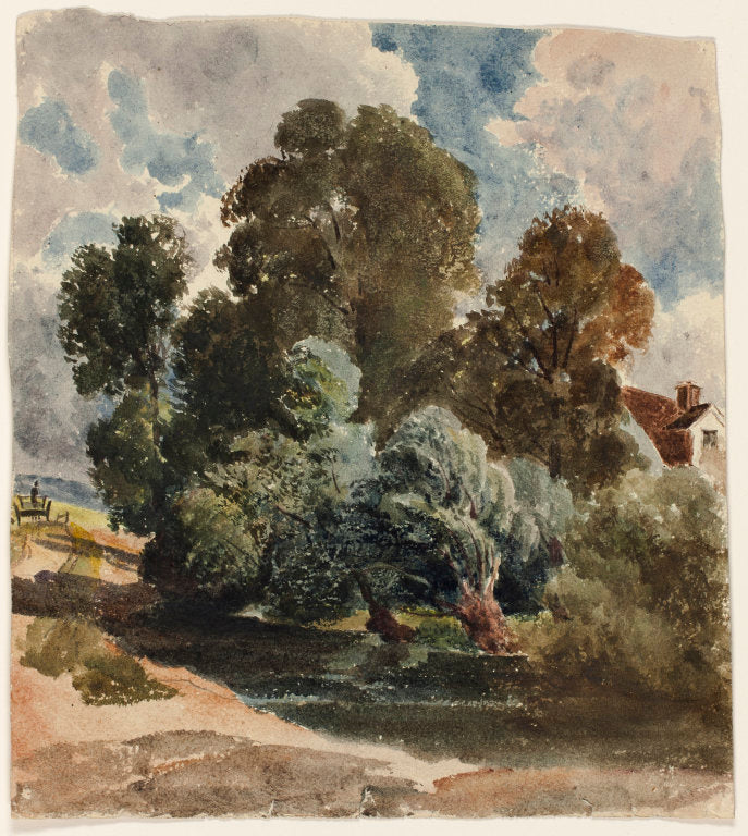 Grove of Trees, vintage artwork by Peter de Wint, 12x8" (A4) Poster