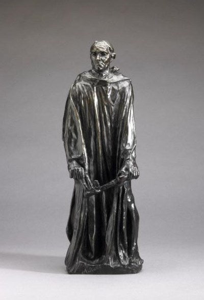 Jean d'Aire, vintage artwork by Auguste Rodin, 12x8" (A4) Poster
