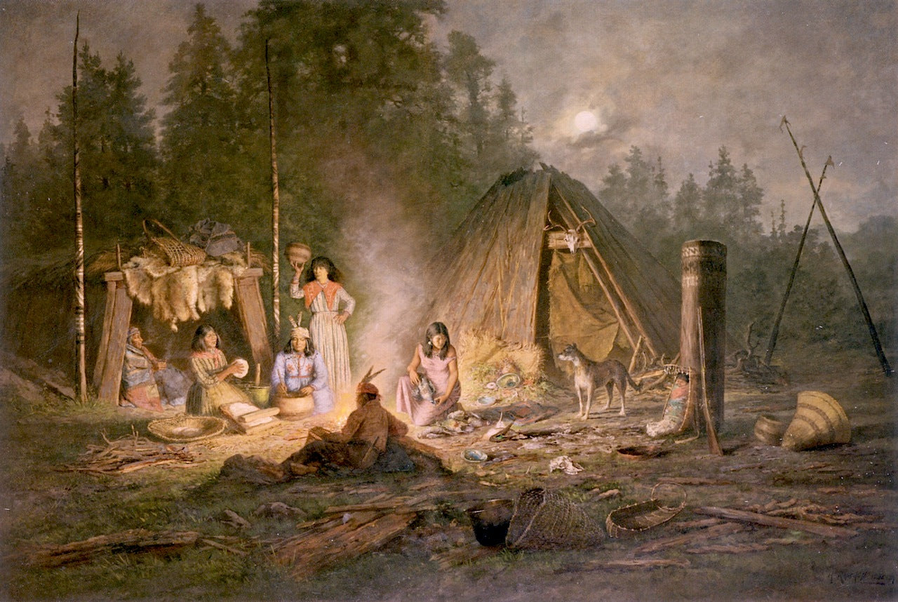 The Basket Makers of Mendocino County by Henry Raschen,A3(16x12")Poster