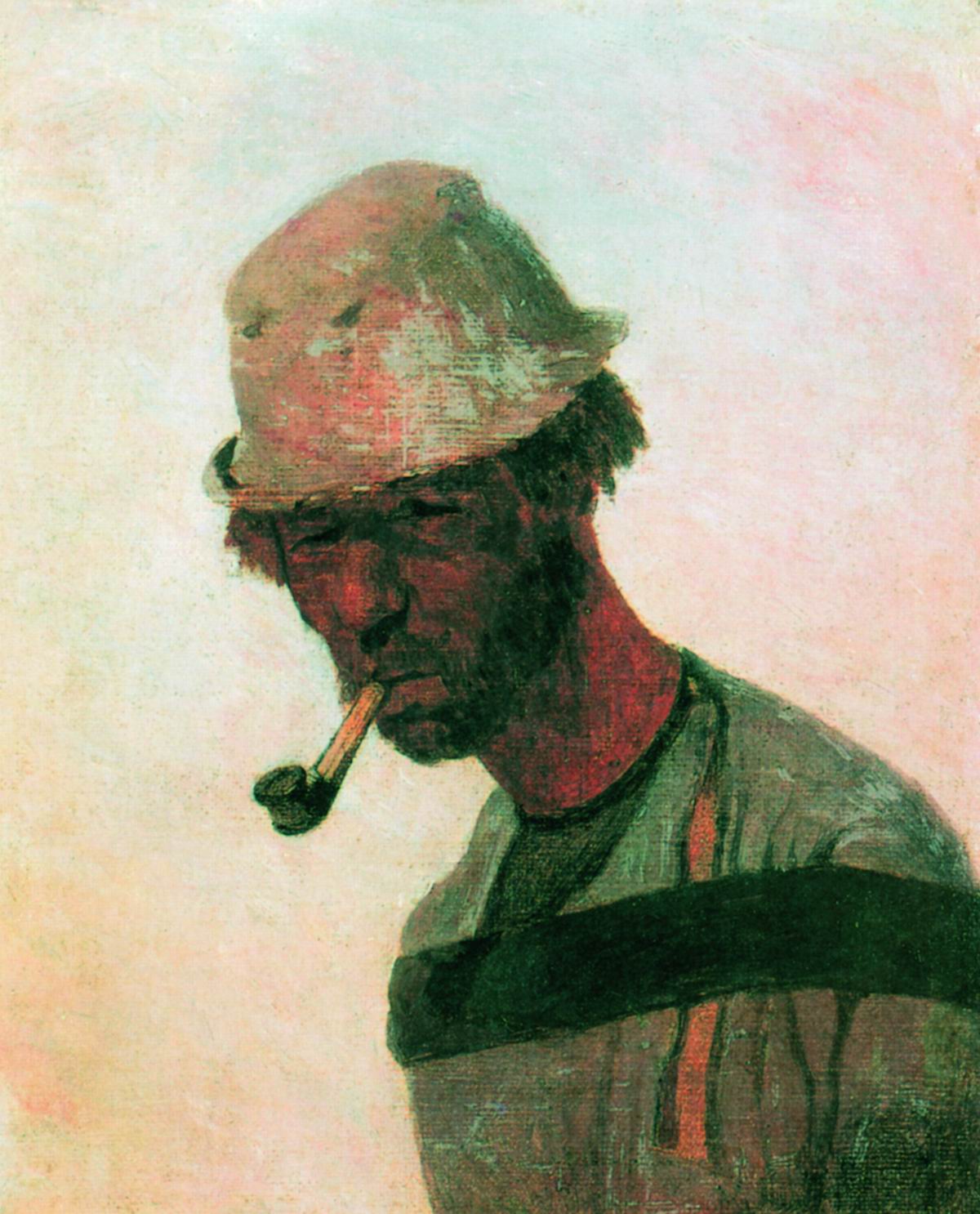 A Barge Hauler (study), vintage artwork by Ilia Efimovich Repin, 12x8" (A4) Poster