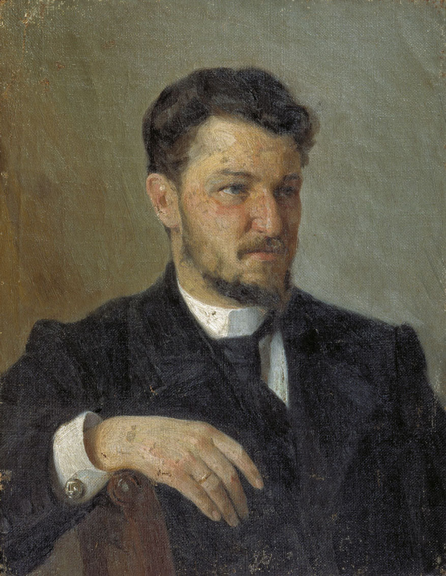 Portrait of N.S. Ammosov by Alexei Korin,A3(16x12")Poster