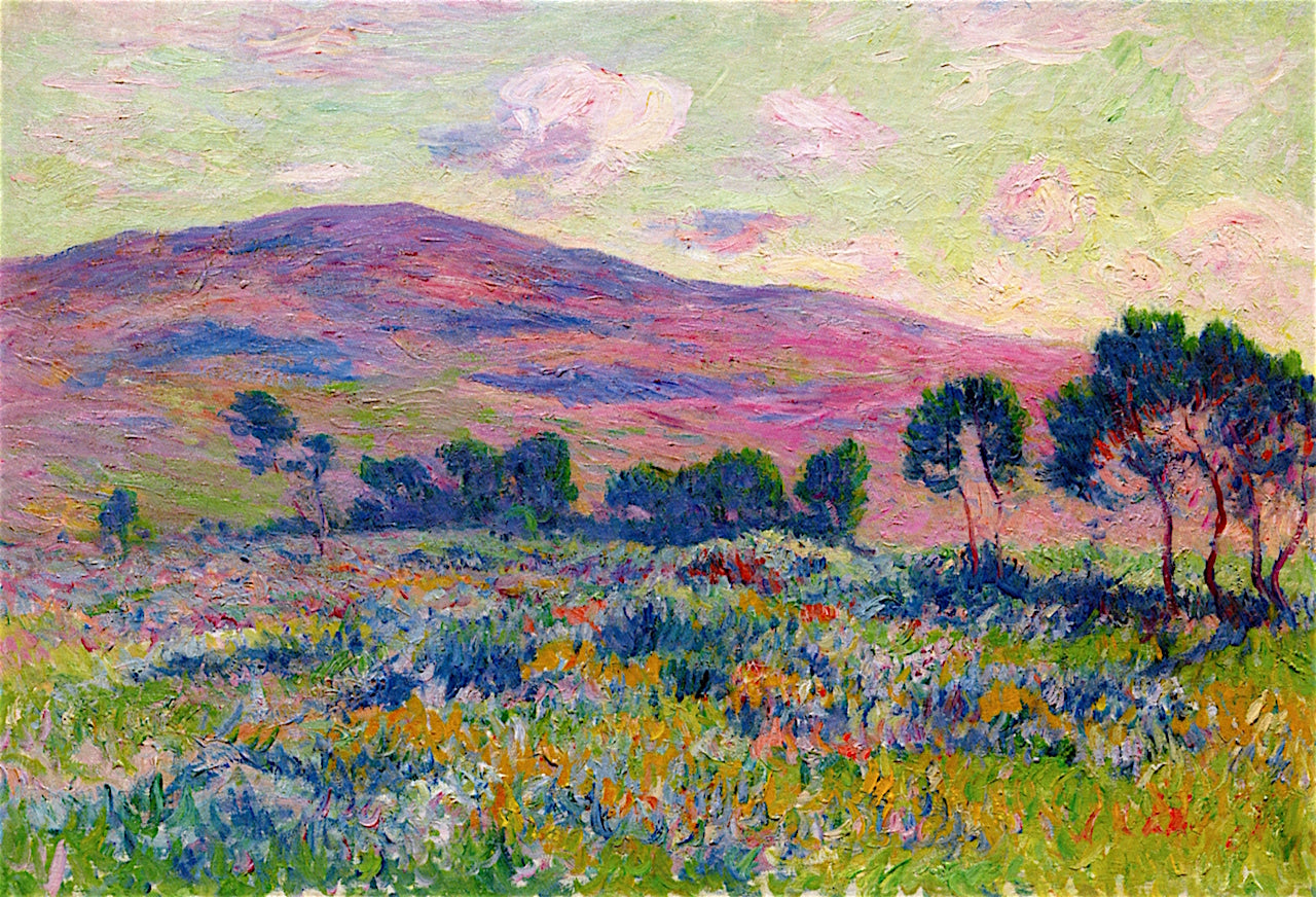 Breton Heath, vintage artwork by Henry Moret, 12x8" (A4) Poster