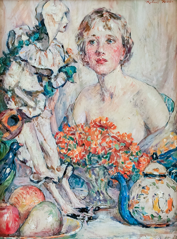 Pyryne, vintage artwork by Robert Lewis Reid, 12x8" (A4) Poster