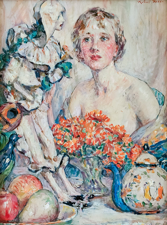 Pyryne, vintage artwork by Robert Lewis Reid, 12x8" (A4) Poster