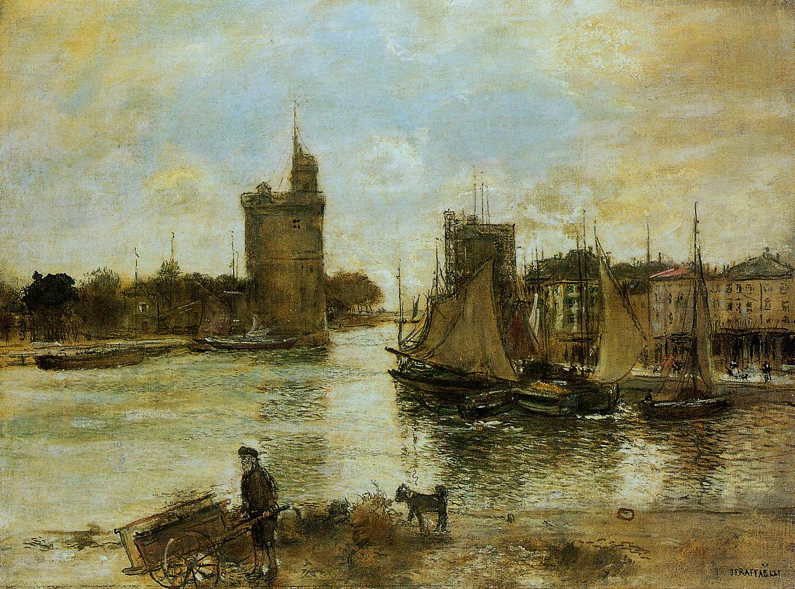 he Port of La Rochelle in Autumn by Jean-Franaois Raffaëlli,A3(16x12")Poster