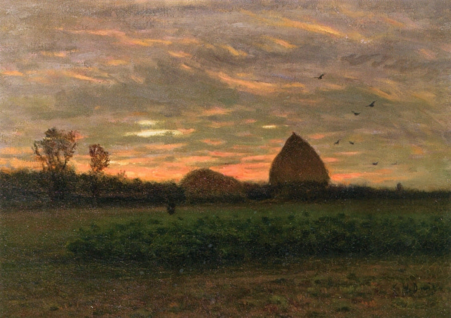 Farm at Sunrise by Charles Harold Davis,A3(16x12")Poster
