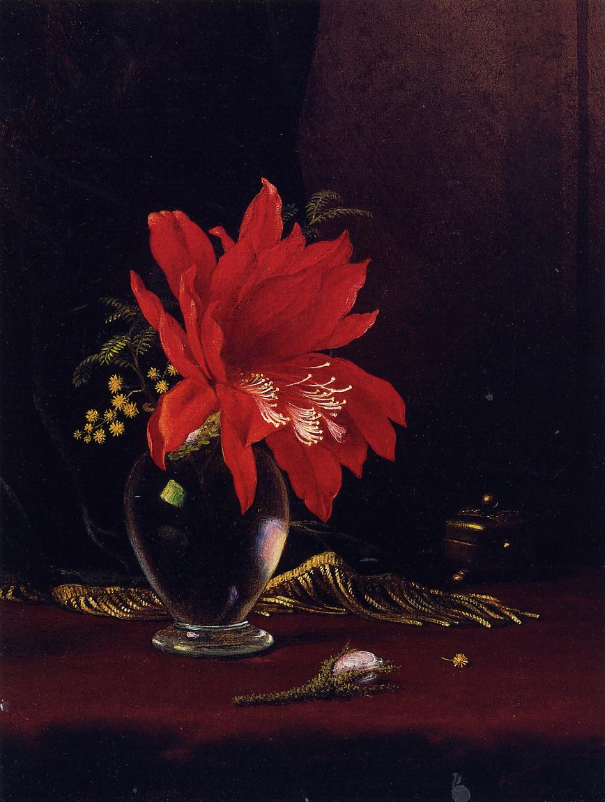 Chateau of Flower, vintage artwork by Martin Johnson Heade, A3 (16x12") Poster Print