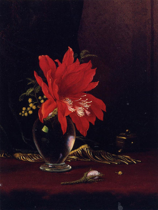 Chateau of Flower, vintage artwork by Martin Johnson Heade, A3 (16x12") Poster Print