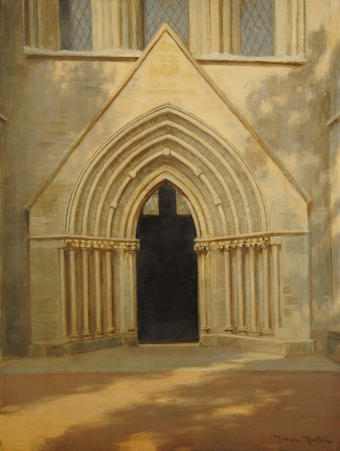Cathedral's southern portal by Johan Krouthen,A3(16x12")Poster
