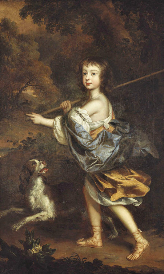 James, Duke of Cambridge (1663-1667), vintage artwork by Willem Wissing, 12x8" (A4) Poster