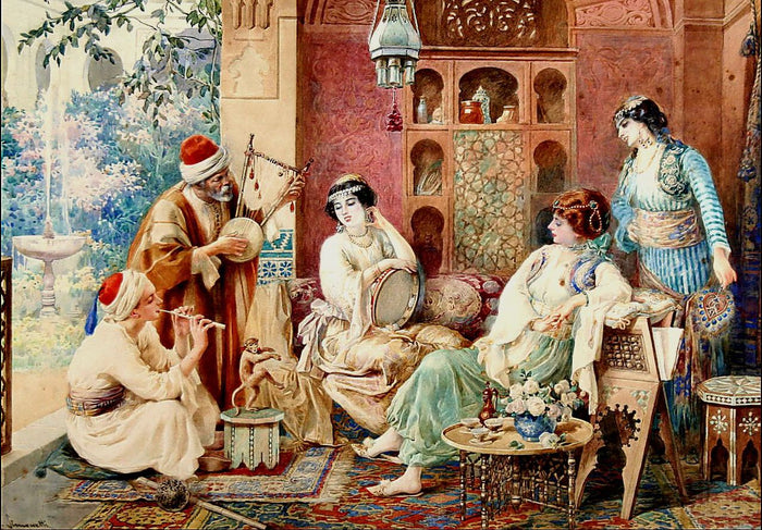 In the Harem by Amedeo Simonetti,16x12(A3) Poster