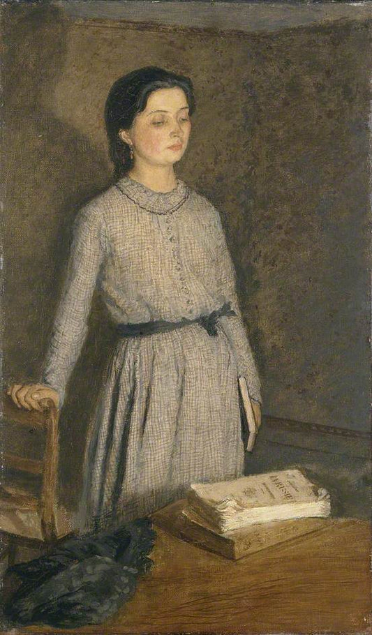 The Student, vintage artwork by Gwen John, 12x8" (A4) Poster