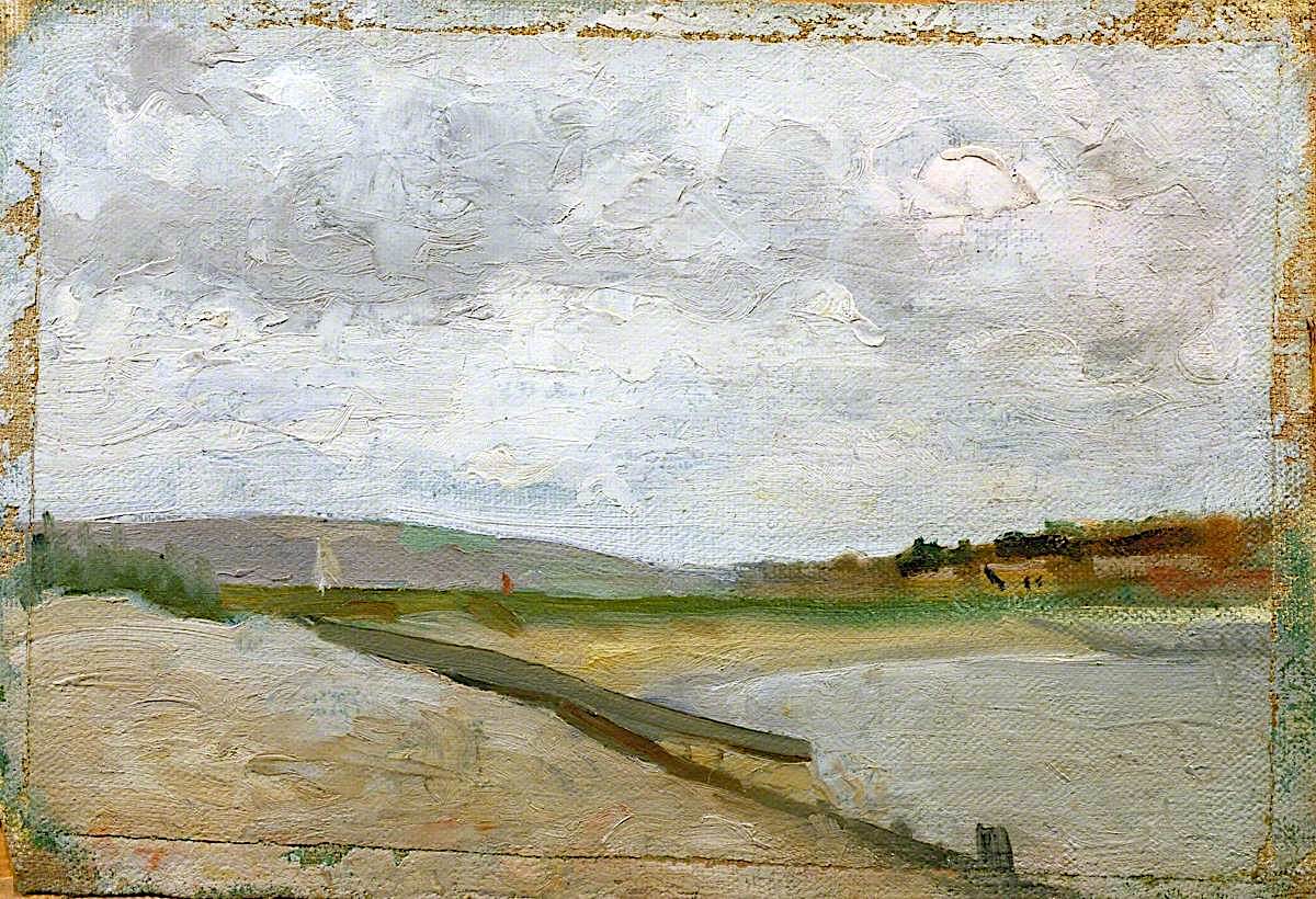 Sea and Beach by Isaac Rosenberg,16x12(A3) Poster