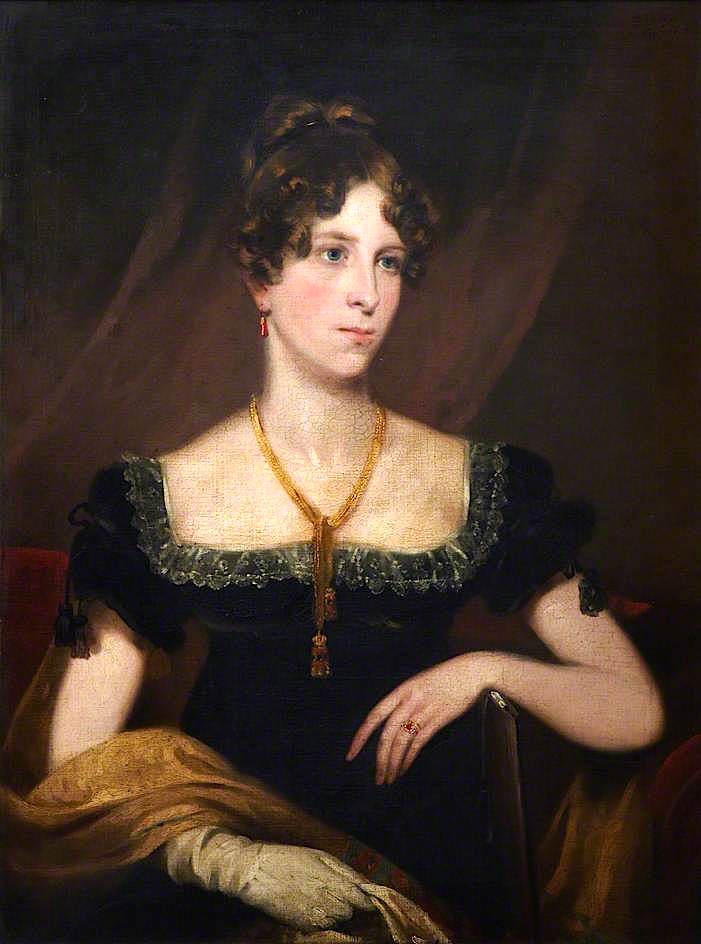 Mrs Campbell, vintage artwork by Sir John Watson Gordon, A3 (16x12") Poster Print