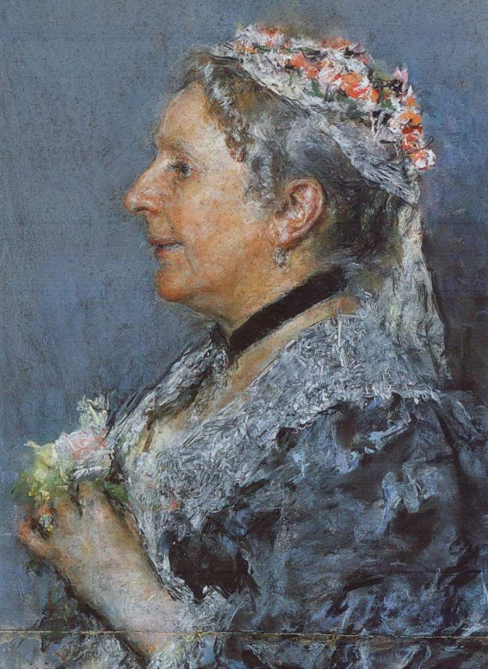 Ariana Wormeley Curtis by Antonio Mancini,A3(16x12")Poster