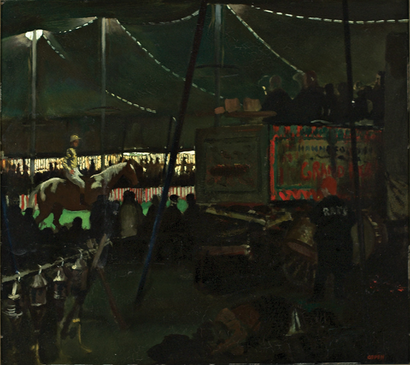The Circus, vintage artwork by Sir William Orpen, R.A., R.H.A., 12x8" (A4) Poster