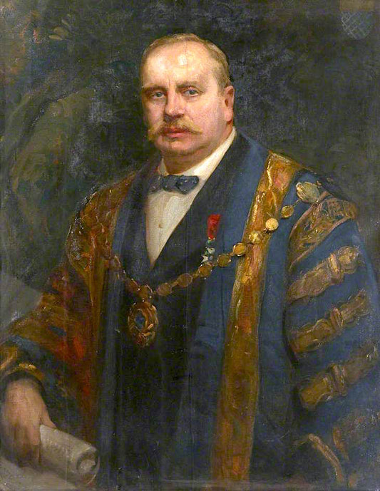 Mayor Councillor Viscount Doneraile, Mayor of Westminster, vintage artwork by Philip Tennyson Cole, 12x8" (A4) Poster