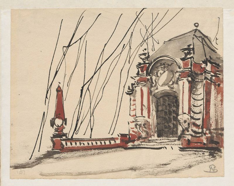 A Baroque Pavilion by Stanislaw Noakowski,A3(16x12")Poster