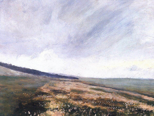 A Path Between Fields, vintage artwork by František Kaván, 12x8" (A4) Poster