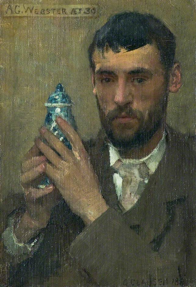 A. G. Webster by Sir George Clausen, R.A., R.W.S., R.I.,A3(16x12")Poster