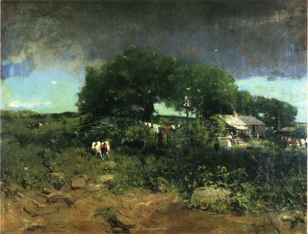 Homesteading in Tennessee, vintage artwork by William Gilbert Gaul, 12x8" (A4) Poster