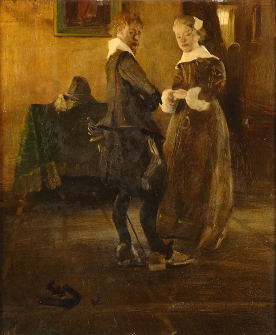 Elegant Couple by Wilhelm Schreuer,A3(16x12")Poster