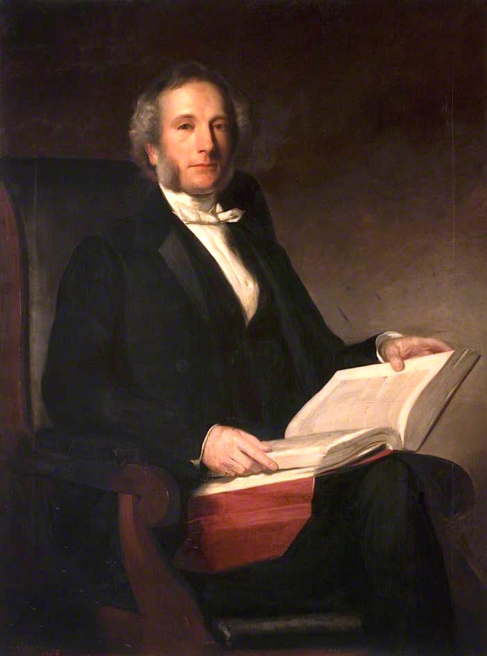 Reverend Robert Lee, Regius Professor of Biblical Criticism, vintage artwork by James R. Edgar, A3 (16x12") Poster Print