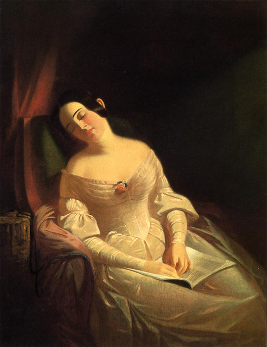 The Dull Story, vintage artwork by George Caleb Bingham, A3 (16x12") Poster Print