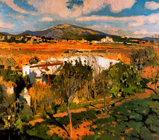 La noria del onclet, vintage artwork by Joaquin Mir  Trinxet, 12x8" (A4) Poster